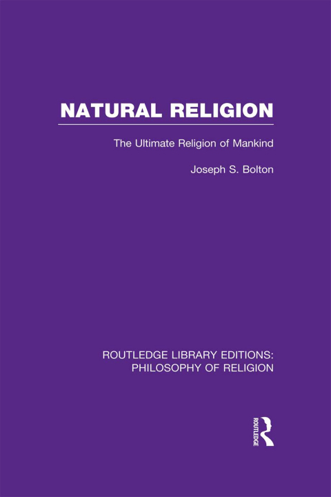 Cover image for book Natural Religion