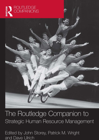 The Routledge Companion to Strategic Human Resource Management
