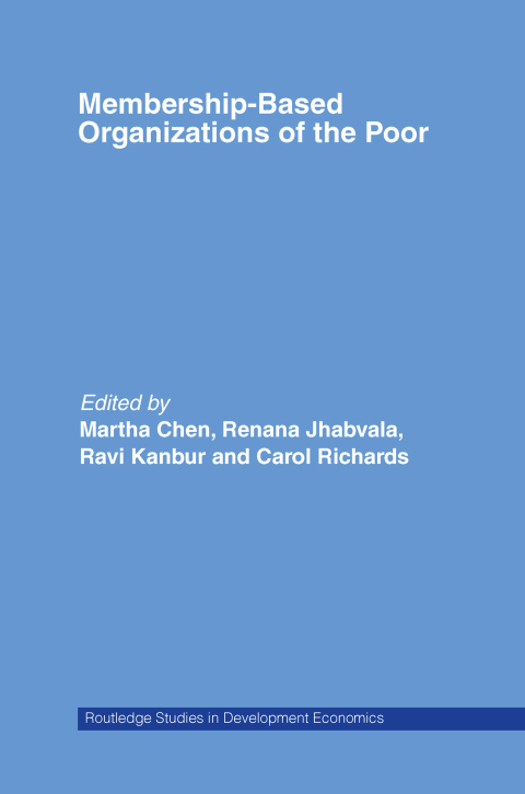Cover image for book Membership Based Organizations of the Poor