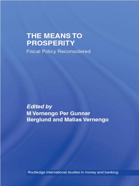 Cover image for book The Means to Prosperity