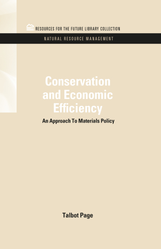 Conservation and Economic Efficiency
