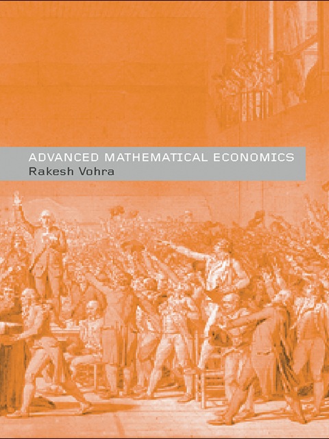 Cover image for book Advanced Mathematical Economics
