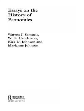 Essays in the History of Economics