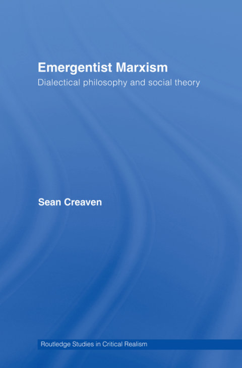 Cover image for book Emergentist Marxism