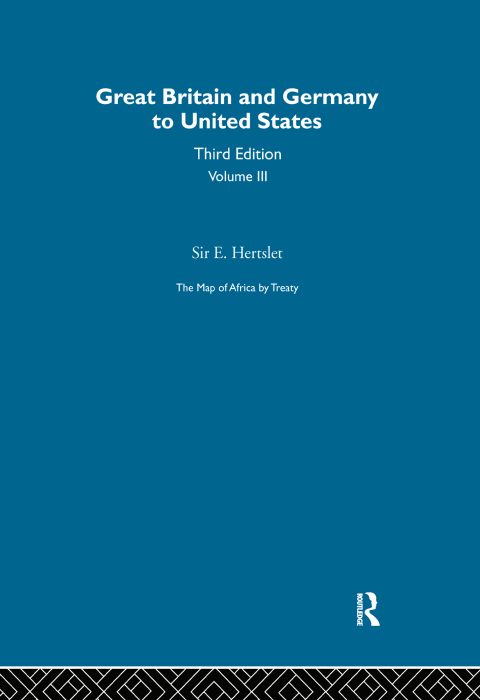 Cover image for book The Map of Africa by Treaty