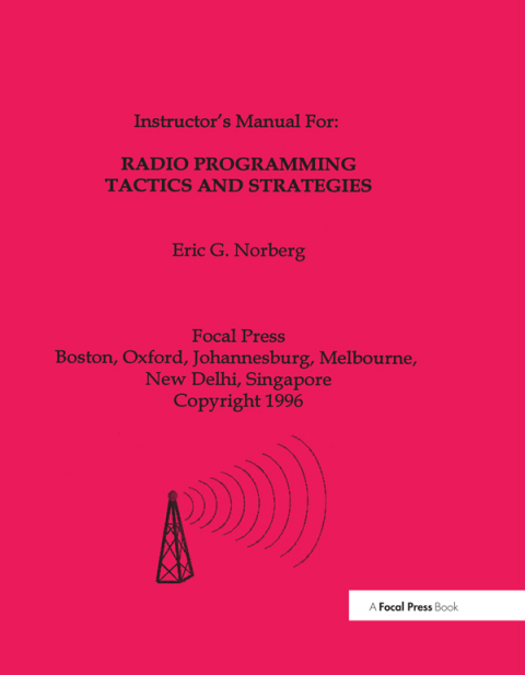 Cover image for book Radio Programming Tactics and Strategies
