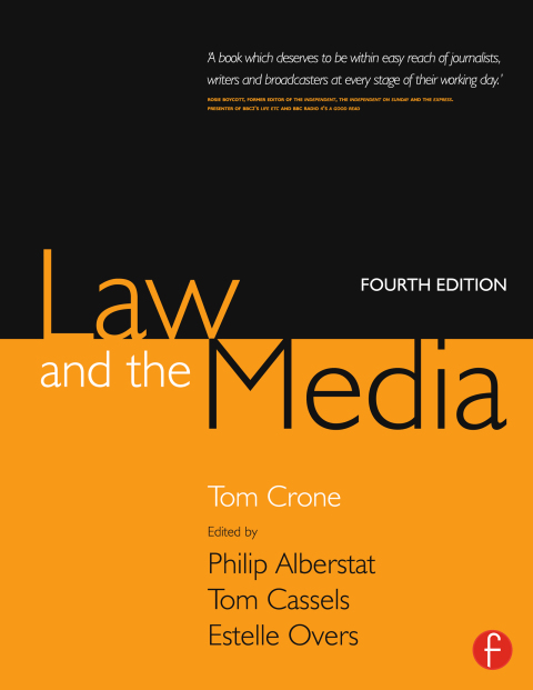 Cover image for book Law and the Media