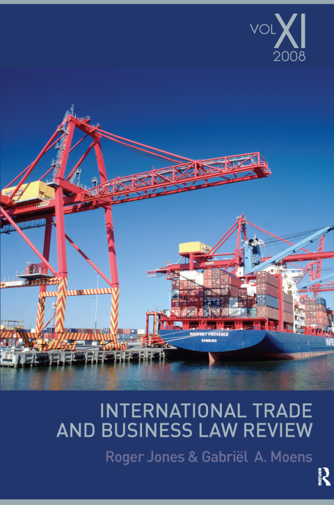 Cover image for book International Trade and Business Law Review: Volume XI