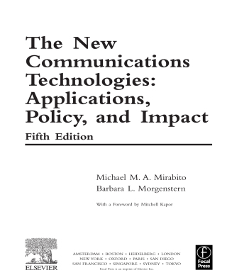 The New Communications Technologies