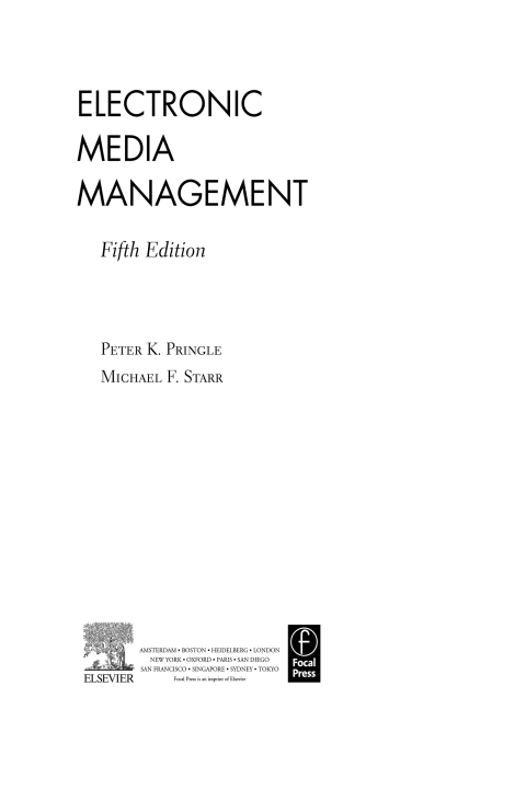 Cover image for book Electronic Media Management, Revised
