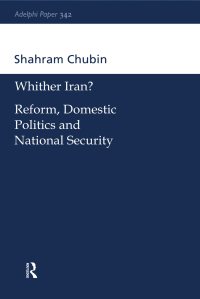 صورة الغلاف: Wither Iran? 1st edition 9781138452077