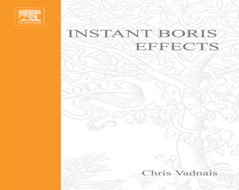 Cover image for book Instant Boris Effects