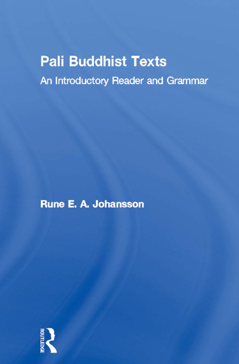 Cover image for book Pali Buddhist Texts