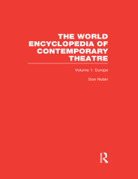 Cover image: World Encyclopedia of Contemporary Theatre 1st edition 9780415867627