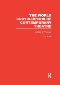 Cover image: World Encyclopedia of Contemporary Theatre 1st edition 9780415059299