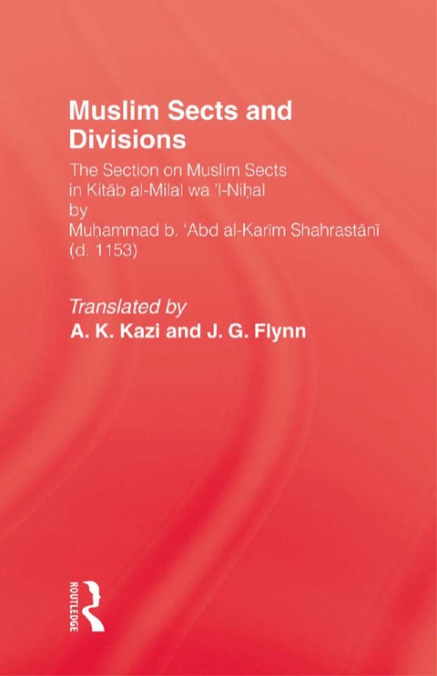 Cover image for book Muslim Sects and Divisions