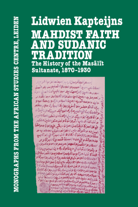 Cover image for book Mahdish Faith and Sudanic Tradition