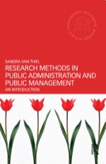 “Research Methods in Public Administration and Public Management” (9781136155345)
