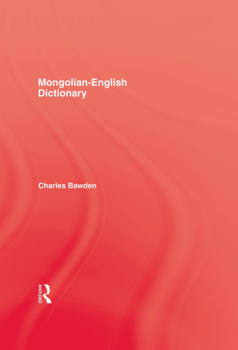 Cover image for book Mongolian English Dictionary