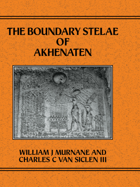 Cover image for book Boundary Stelae Of Akhentaten