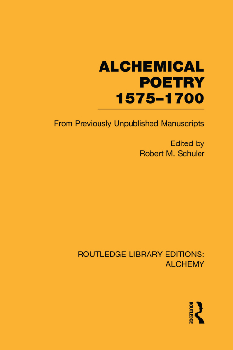 Cover image for book Alchemical Poetry, 1575-1700
