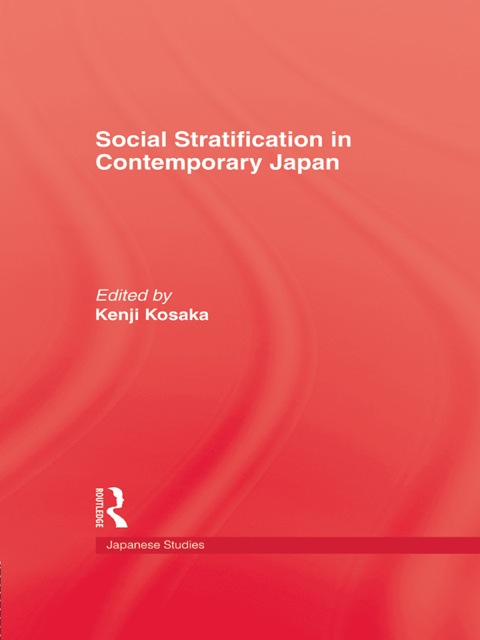Cover image for book Social Stratification in Contemporary Japan