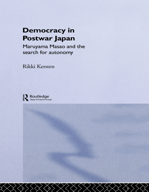 Cover image for book Democracy in Post-War Japan