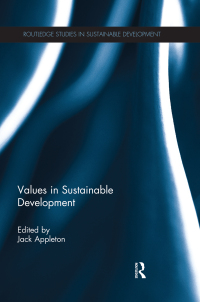 Titelbild: Values in Sustainable Development 1st edition 9781138928367