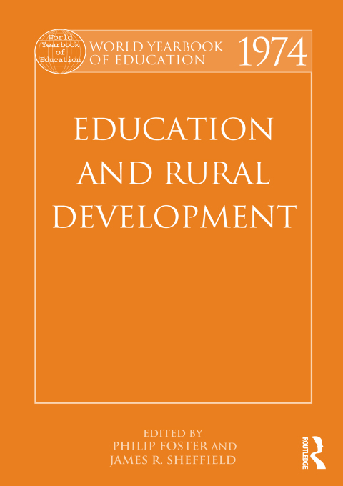 Cover image for book World Yearbook of Education 1974