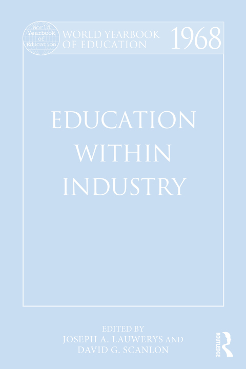 Cover image for book World Yearbook of Education 1968