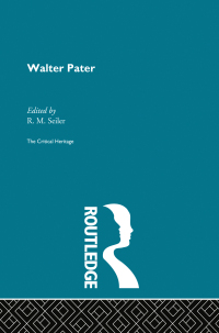 Cover image: Walter Pater 1st edition 9780415133944