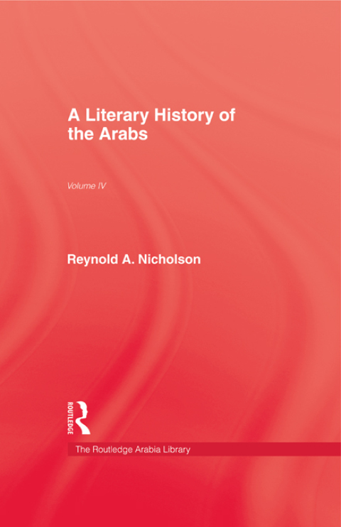 Cover image for book A Literary History of the Arabs