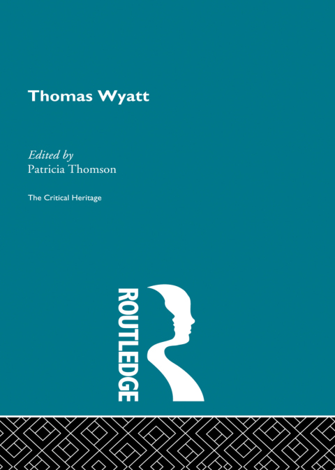 Cover image for book Thomas Wyatt