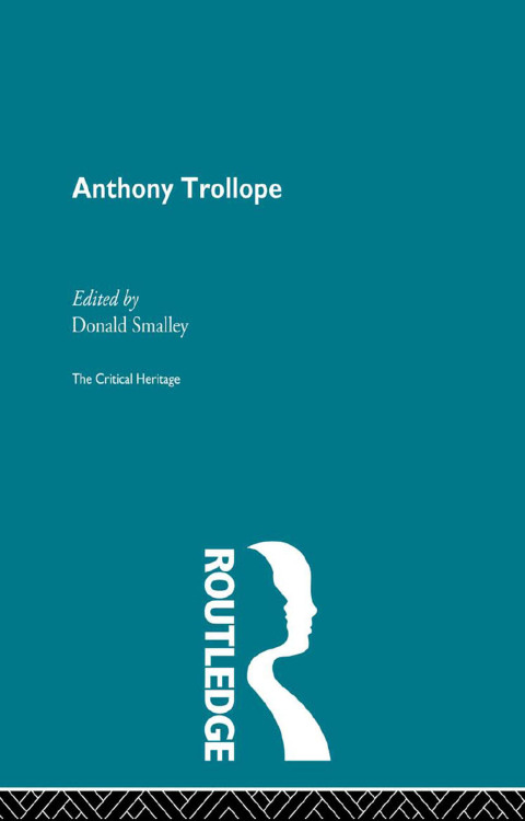 Cover image for book Anthony Trollope