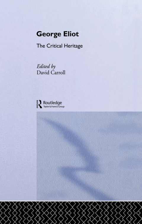 Cover image for book George Eliot