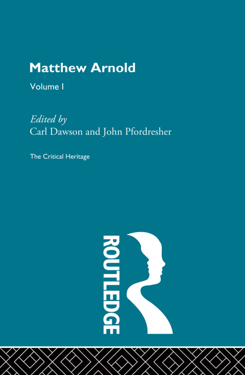 Cover image for book Matthew Arnold