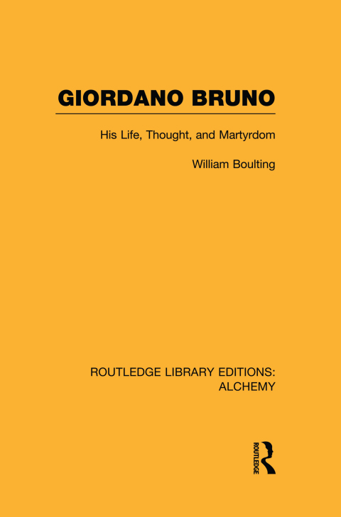 Cover image for book Giordano Bruno