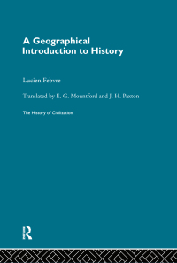 Cover image: A Geographical Introduction to History 1st edition 9780415487535