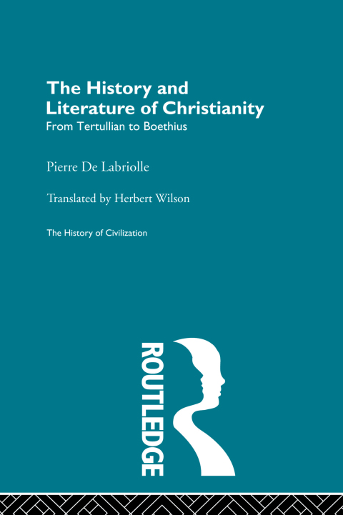 Cover image for book The History and Literature of Christianity