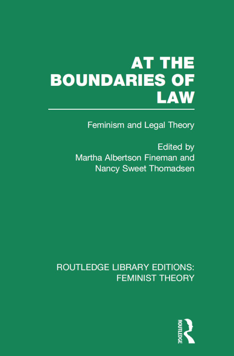 Cover image for book At the Boundaries of Law (RLE Feminist Theory)