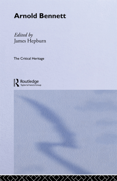 Cover image for book Arnold Bennett