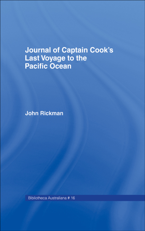 Cover image for book Journal of Captain Cook's Last Voyage