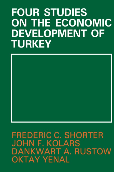 Cover image for book Four Studies on the Economic Development of Turkey