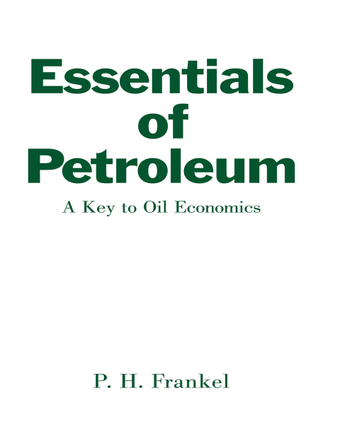 Cover image for book Essentials of Petroleum