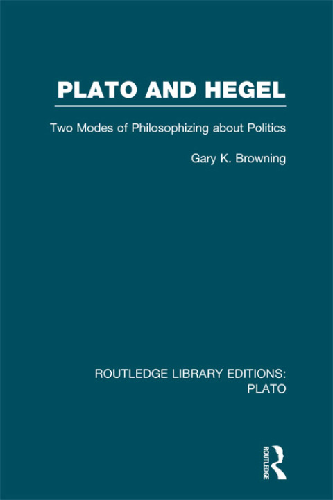 Cover image for book Plato and Hegel (RLE: Plato)