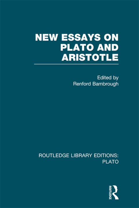 Cover image for book New Essays on Plato and Aristotle (RLE: Plato)