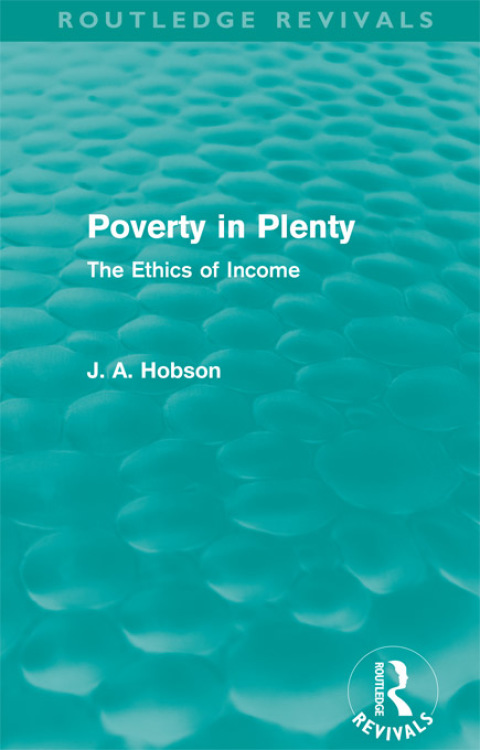 Cover image for book Poverty in Plenty (Routledge Revivals)