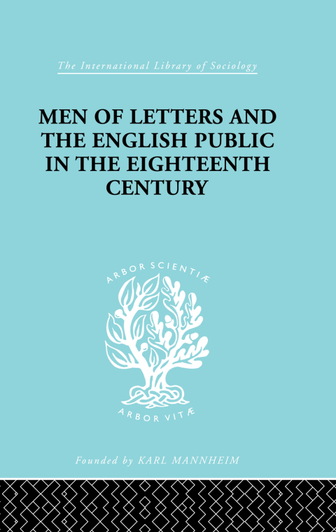 Cover image for book Men of Letters and the English Public in the 18th Century