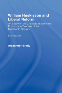 Imagen de portada: William Huskisson and Liberal Reform 1st edition 9780415760447