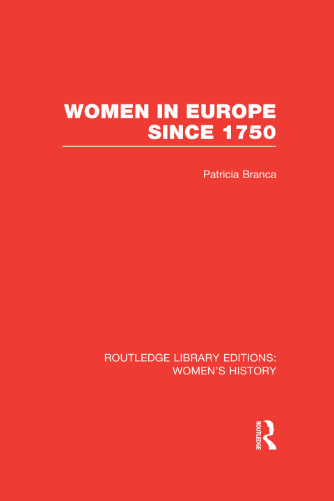Cover image for book Women in Europe since 1750